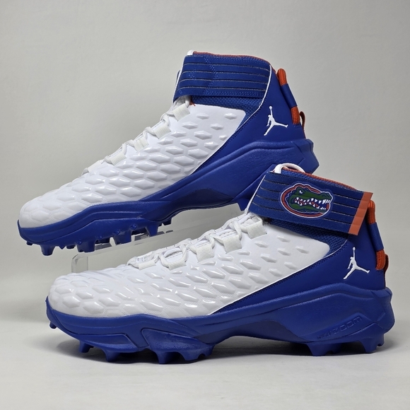 Nike Air Jordan Force Savage Pro 2 Mens Sz 13 PE FL Gators Cleats CV1666-102 New - Picture 3 of 11